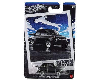 Hot Wheels Silver Series National Icons 60S Fiat 500 D Modificado