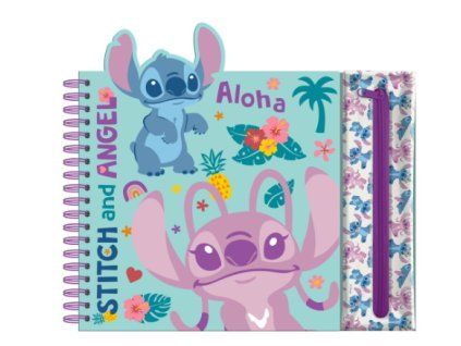 Zápisník Disney Stitch s aktivitami