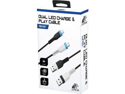 PS5 Dvojitý nabíjecí kabel LED s ovladačem 3m