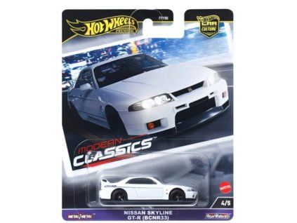 Hot Wheels Premium Car Culture Nissan Skyline GT R bílé