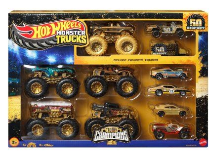 Hot Wheels Monster Trucks Trophy Champions Collection