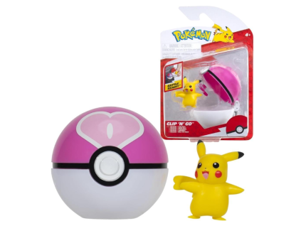 Pokémon Clip N Go Pikachu and Loveball
