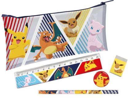 Sada psacích potřeb Pokémon s pouzdrem 5ks