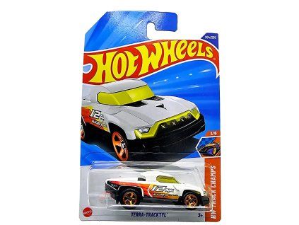 Hot Wheels Terra Tracktyl bílý