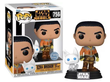Funko Pop! 756 Star Wars Rebels Ezra Bridger with Loth cat