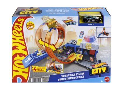 Hot Wheels City Super policejní stanice