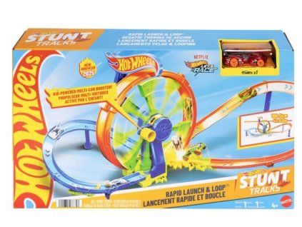 Hot Wheels Dráha řetězový náraz