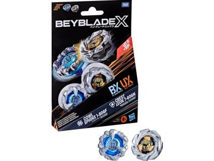 Beyblade X Cowl Sphinx 180GF a Crest Leon 7 60GN Dual Pack