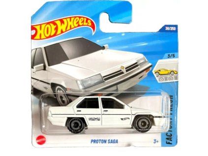 Hot Wheels Proton Saga bílé