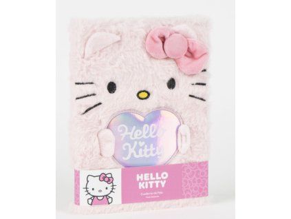 Zápisník Hello Kitty třpytivý A5