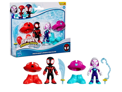 Figurka Disney Jr Spidey a jeho úžasní přátelé Waterwebs Pirate Ghost Spider a Pirate
