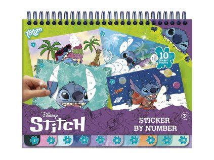 Samolepky s čísly Stitch