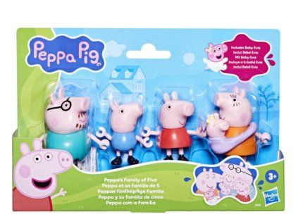 Figurky Prasátko Peppa Rodinka 5ks