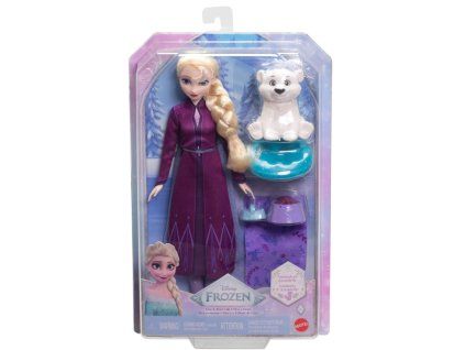 Panenka Ledové království Elsa a medvídek