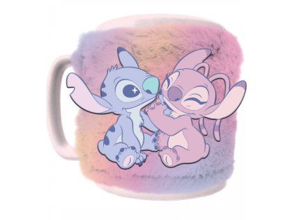 Hrnek Stitch a Angel Fuzzy 440ml