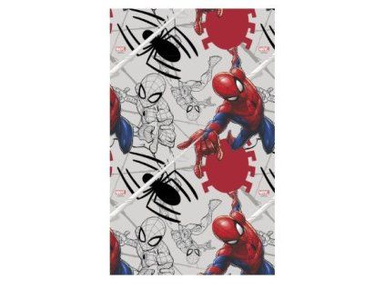 Balící papír Spiderman šedý