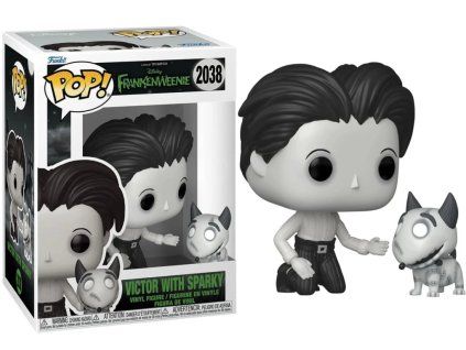 Funko Pop! 2038 Frankenweenie Victor with Sparky