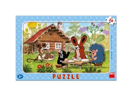 Puzzle Krtek na návštěvě 15 dílků Nové