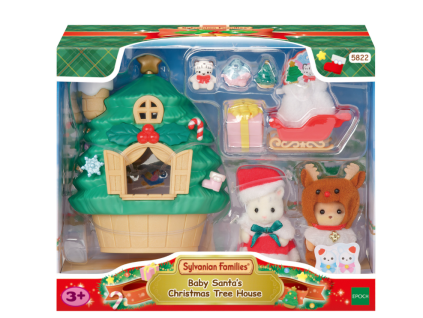 Sylvanian Families 5822 Domeček s vánočním stromečkem