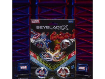 Beyblade X Captain America Red Hulk