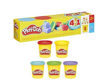Play Doh Modelína 4+1 kelímky