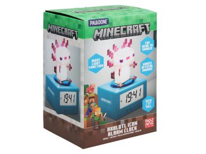 Budík Minecraft Axolotl