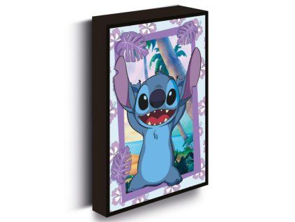 Osvětlený obraz Stitch 40x30cm