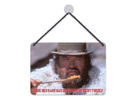 Cedule Bud Spencer Bohnen 16,5x11,5cm
