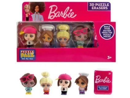 Guma Puzzle 3D Barbie 5ks