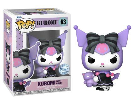 Funko Pop! 63 Kuromi with Baku