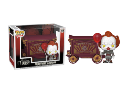 Funko Pop! 49 IT Welcome To Derry Pennywise and Wagon