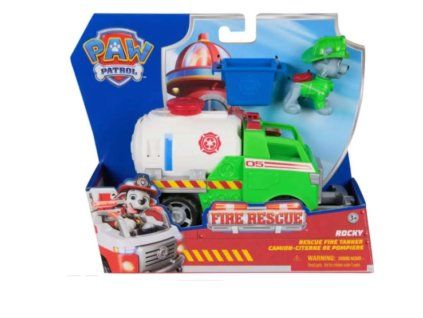Figurka s vozidlem Tlapková patrola Fire Rescue Rocky