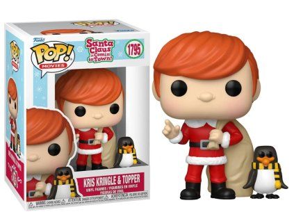 Funko Pop! 1795 Santa Claus is coming to tow Kris Kringle with Topper