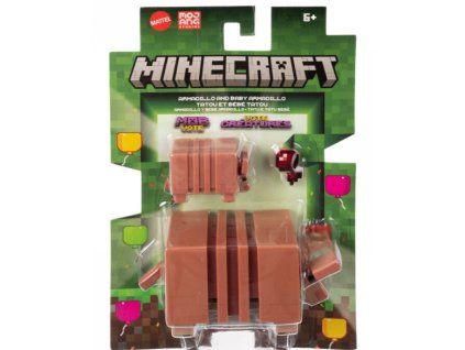 Figurka Minecraft Armadillo and baby armadillo
