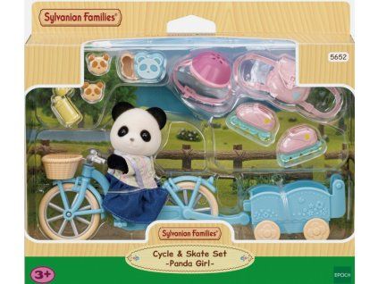 Sylvanian Families 5652 Panda a cyklobruslařský set