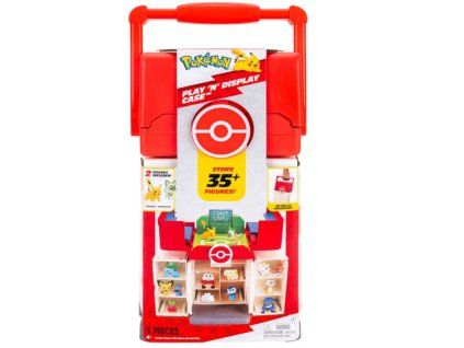 Kufřík Pokémon Play N Display Squirtle, Bulbasaur, Pikachu, Charmander
