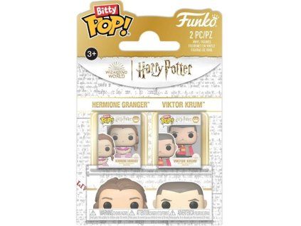 Funko Bitty Pop! Harry Potter Hermione Granger and Viktor Krum