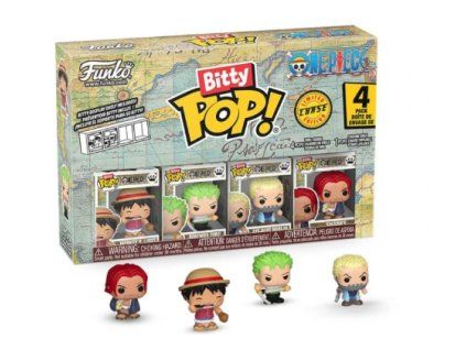 Funko Bitty Pop! One Piece Monkey D. Luffy, Roronoa Zoro, AxeHand Morgan
