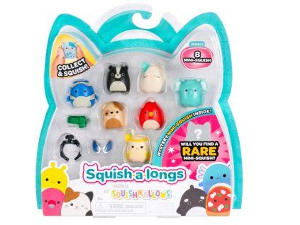 Figurky SquishAlong V4 8ks