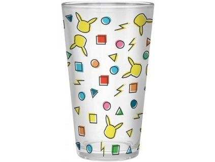 Sklenice Pokémon Pikachu Pattern 400ml