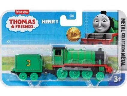 Kovová mašinka s vagonem Mašinka Tomáš Henry