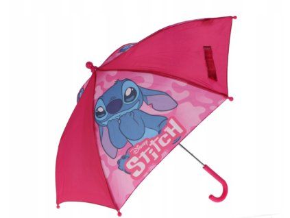 Deštník Disney Stitch růžový