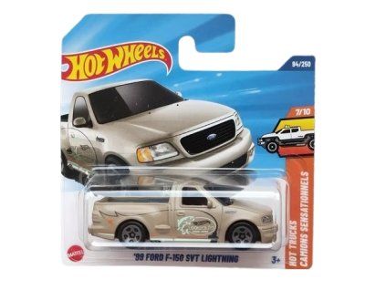 Hot Wheels 99 Ford F 150 SVT Lightning hnědý