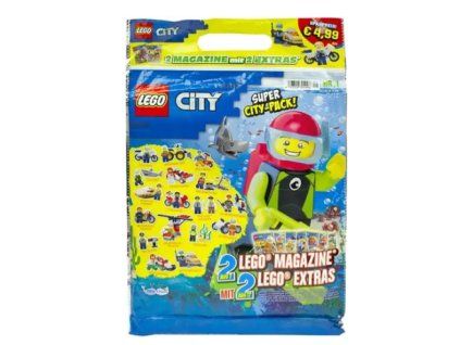 Lego City Super City časopis s figurkou