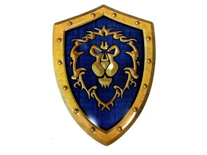 Plechová cedule World of Warcraft Alliance Shield 25x35cm