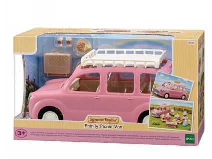 Sylvanian Families 5535 Rodinné auto Růžový van