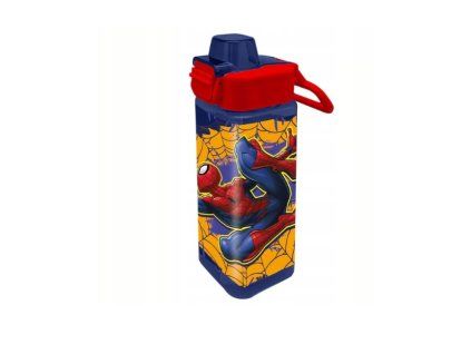 Hranatá láhev Spiderman 500ml