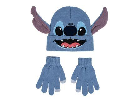 Čepice s rukavicemi Disney Stitch