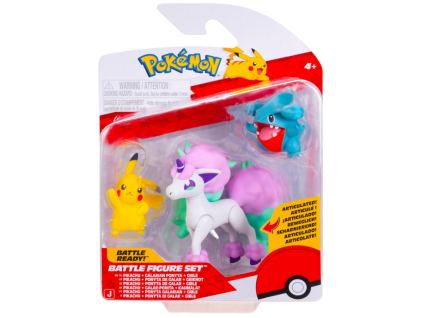 Figurky Pokémon Battle Pikachu, Gible a Ponyta