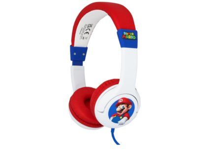 Sluchátka OTL Super Mario bílá